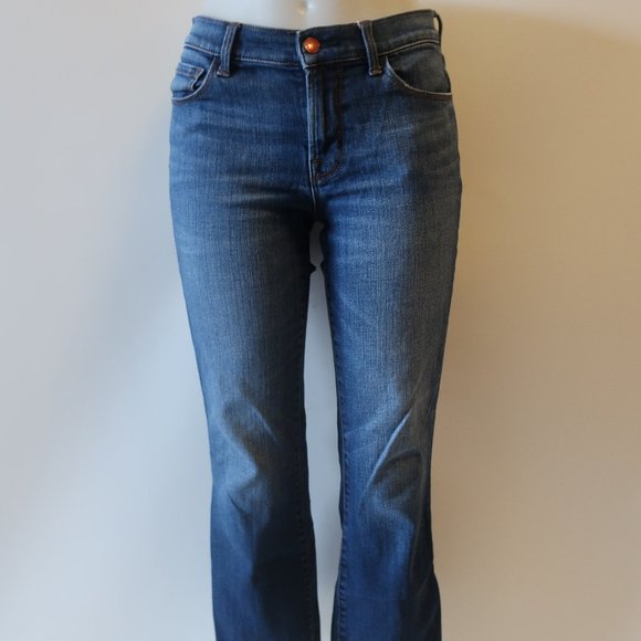 J BRAND DENIM RAW EDGE CROPPED DENIM JEANS 28 * - Picture 6 of 14